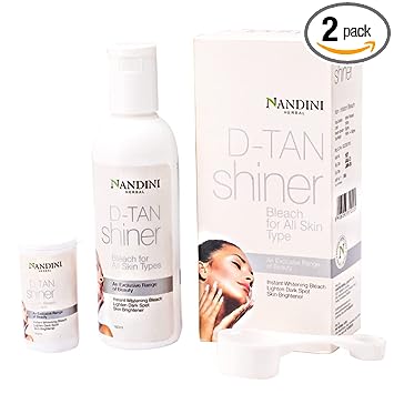 NANDINI D-TAN SHINER BLEACH # 160 ML