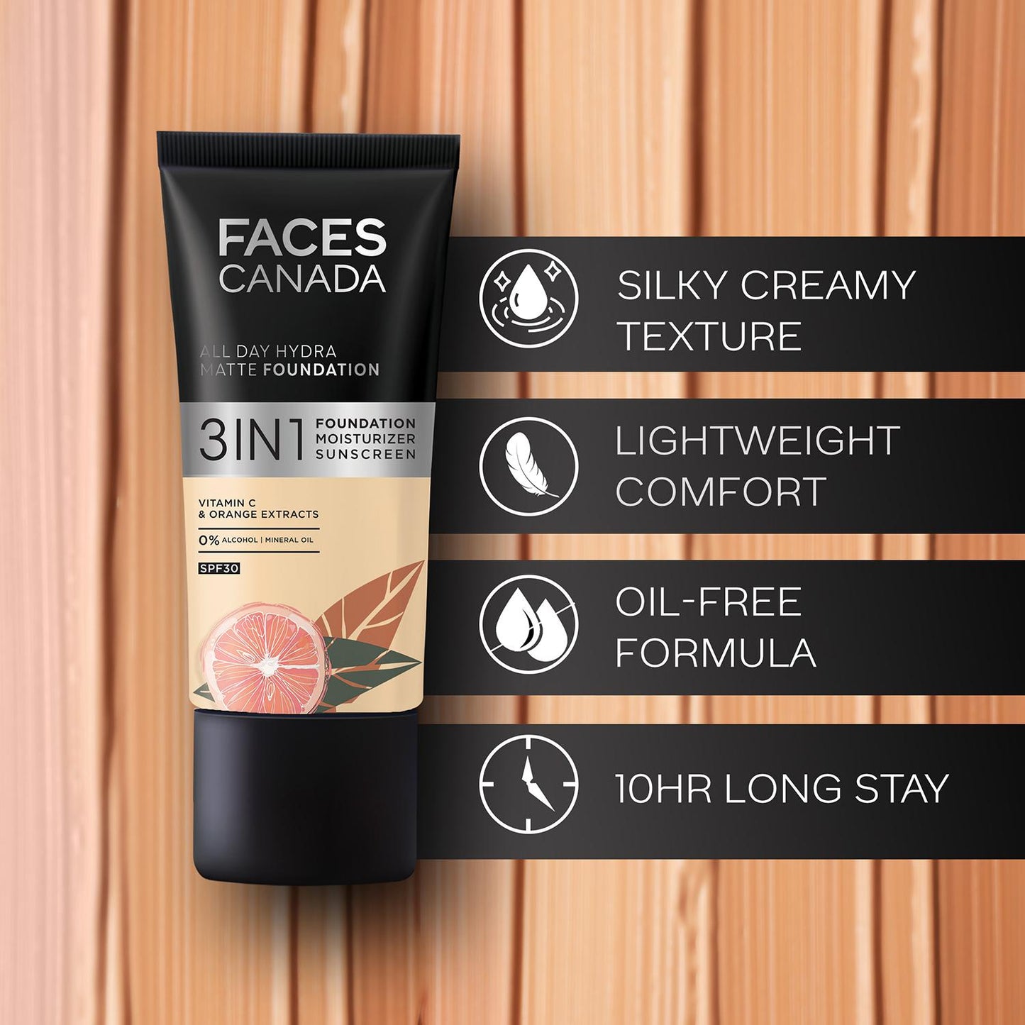 FACES FOUNDATION 3IN1 032 GOLDEN BEIGE 25ML