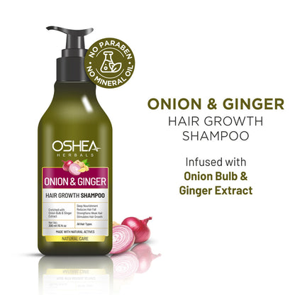 OSHEA ONION & GINGER HAIR GROWTH SHAMPOO 500ML