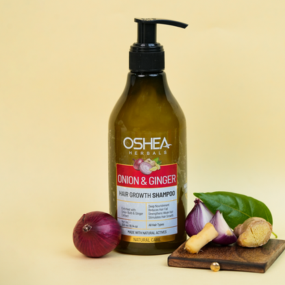 OSHEA ONION & GINGER HAIR GROWTH SHAMPOO 300ML