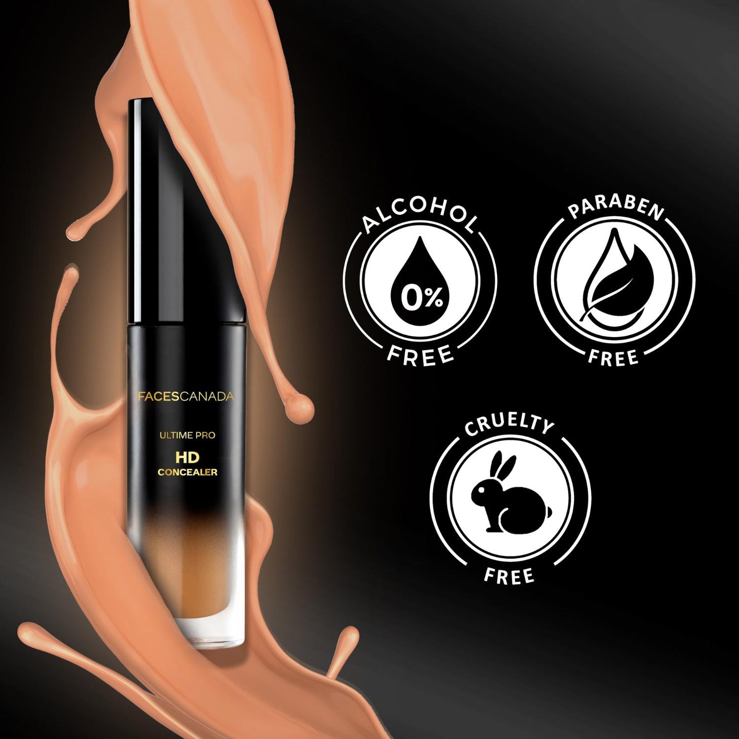 FACES HD CONCEALER CC 03 CARMEL CRUNCH