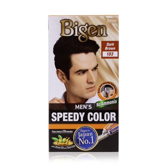 Bigen Men's Speedy Color Dark Brown 103