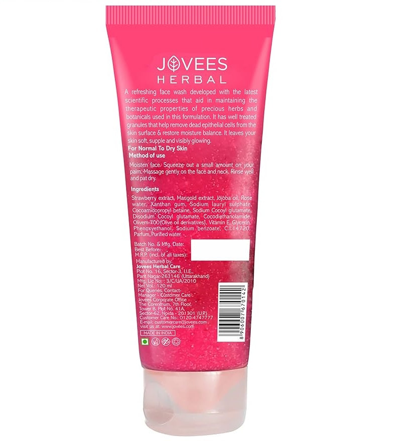 JOVEES STRAWBERRY FACE WASH 120ML