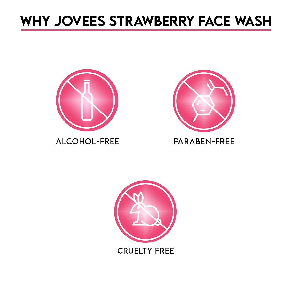 JOVEES STRAWBERRY FACE WASH 120ML