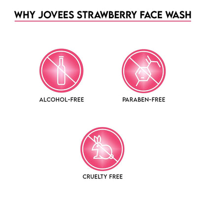 JOVEES STRAWBERRY FACE WASH 120ML