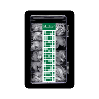 शिल्स नेल टिप्स कोरिया क्लियर वॉटरड्रॉप