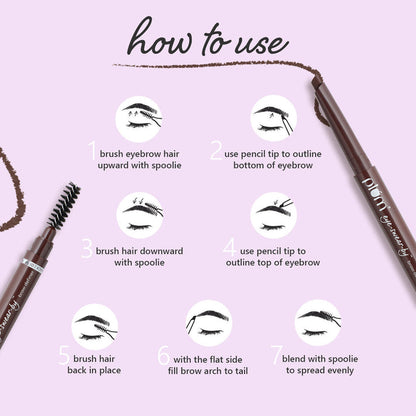PLC EYE BROW DEFINER BROWN