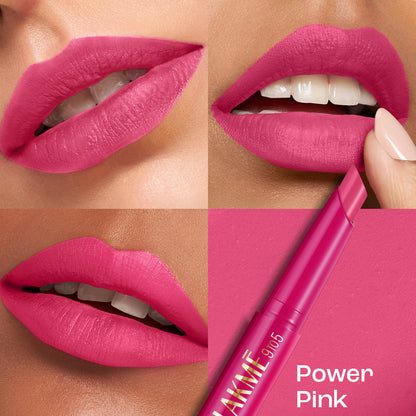 LAKME 9TO5 FOREVER MATTE LIP CRAYON POWER PINK 1.1G