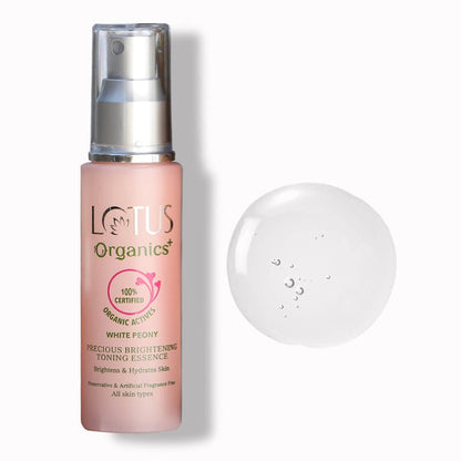 LOTUS ORGANICS PRECIOUS BRIGHTENING TONING ESSENCE 50ML