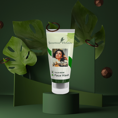 SHAHNAZ HUSAIN TULSI NEEM FACE WASH 50GM