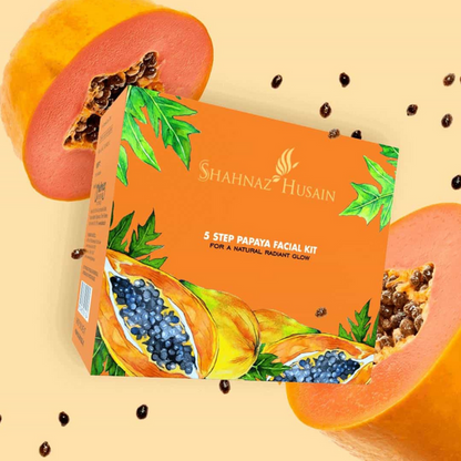 SHAHNAZ HUSAIN PAPAYA FACIAL KIT 5 STEP 50GM