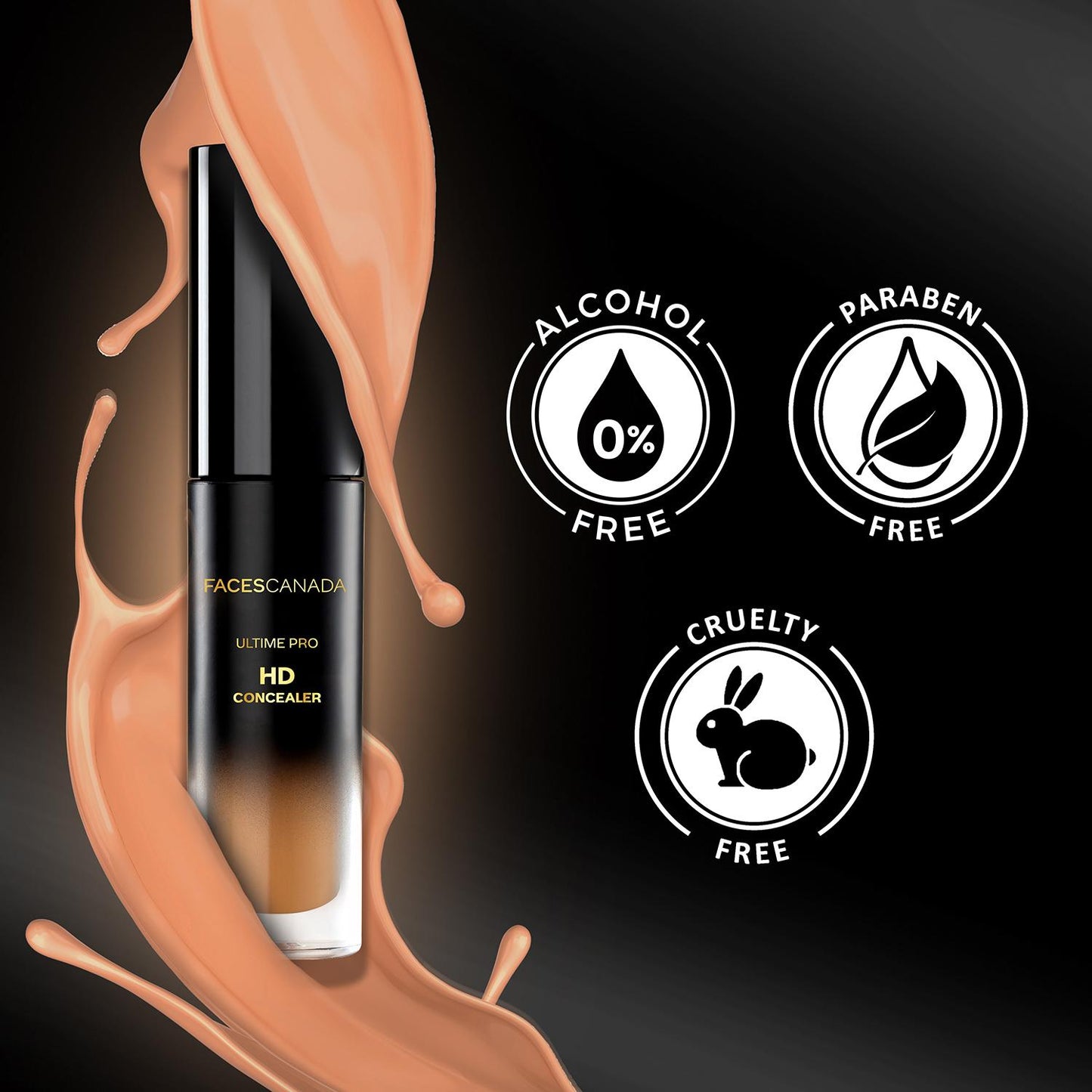 FACES HD CONCEALER CC 02 HONET CREAM