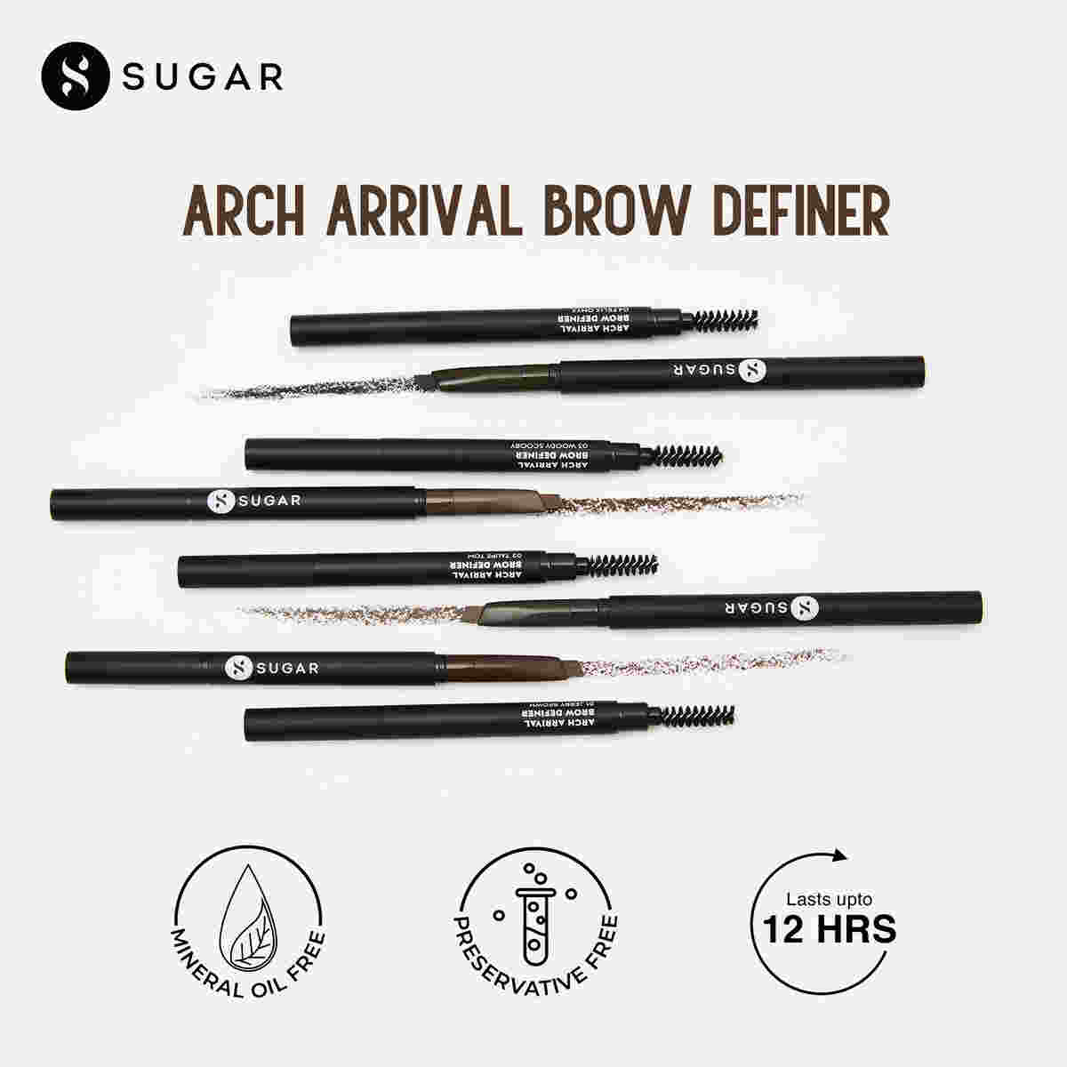 SUGAR EYE BROW DEFINER 02 TAUPE TOM 0.35 G