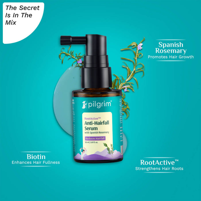 PILGRIM ANTI-HAIRFALL SERUM WITH SPANISH ROSEMARY REDUCES HAIRFALL 30ML