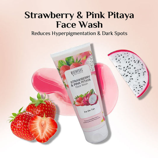 RICHFEEL FACEWASH STRAWBERRY 100