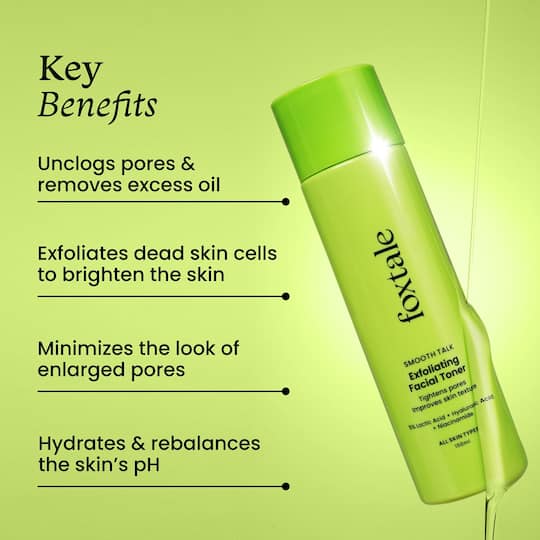 FOXTALE SMOOTH TALK EXFOLIATING FACIAL TONER 150ML