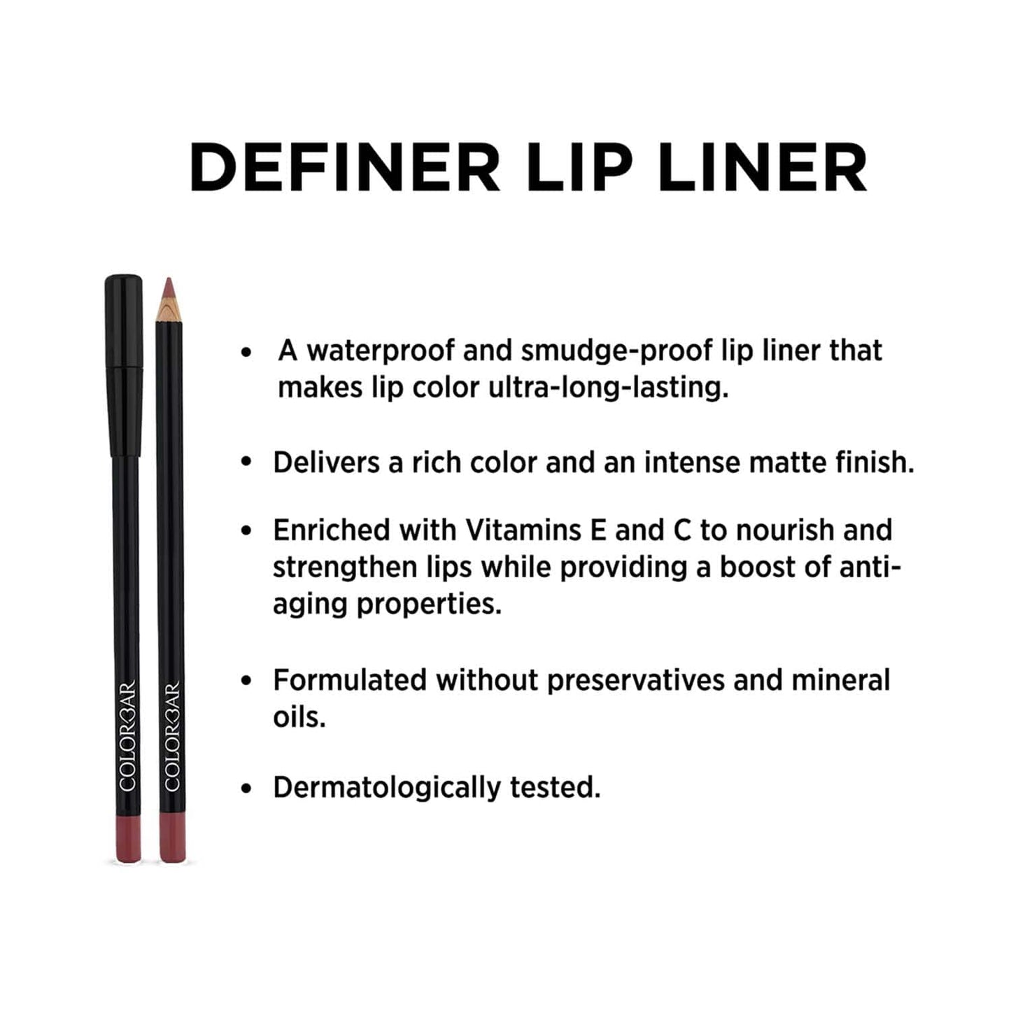 COLORBAR LIP LINER DEFINER 012 PERFECT MAROON 1.45 G