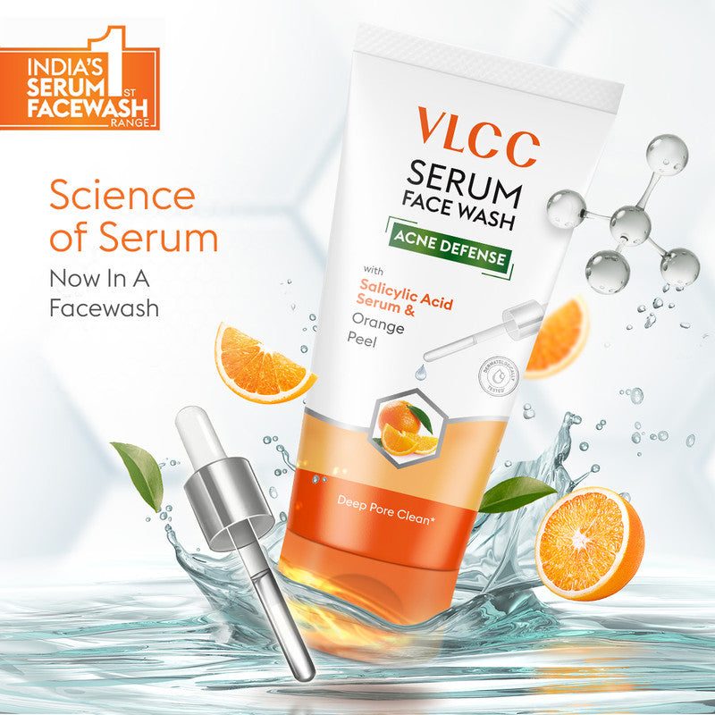 VLCC SERUM FACE WASH ACNE DEFENSE ORANGE 50ML