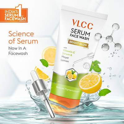 VLCC SERUM FACE WASH BRIGHT GLOW MEYER LEMON 50ML