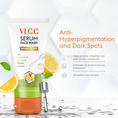 VLCC SERUM FACE WASH BRIGHT GLOW MEYER LEMON 50ML