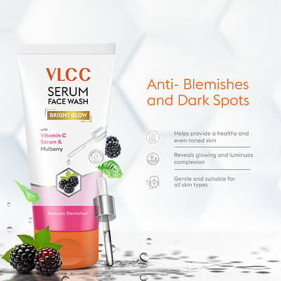 VLCC SERUM FACE WASH BRIGHT GLOW MULBERRY 50ML