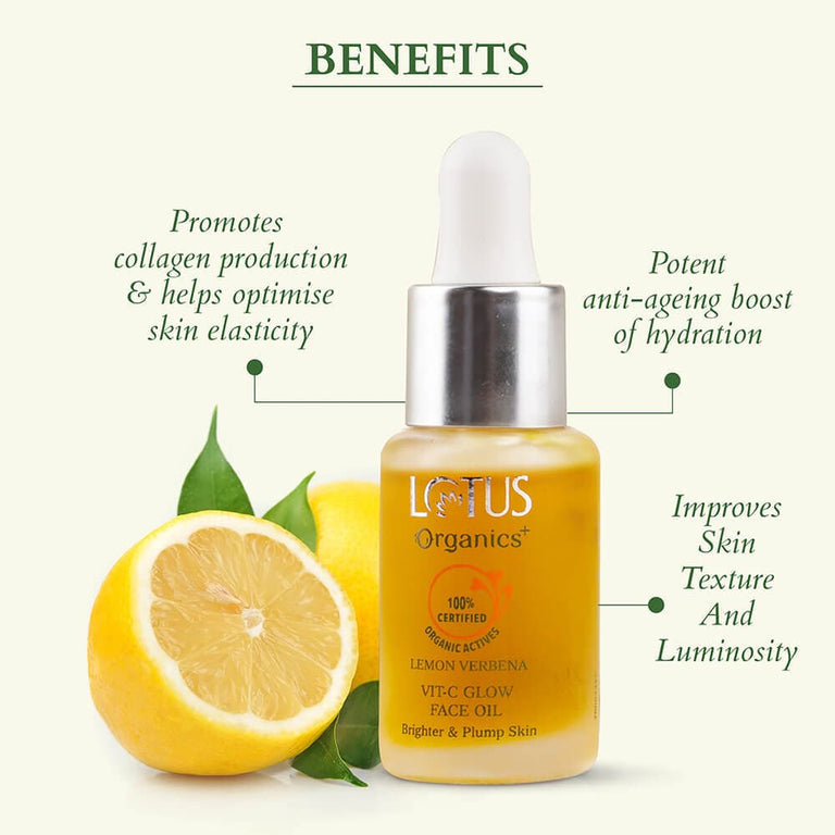 LOTUS ORGANICS VIT C GLOW FACE OIL 15ML