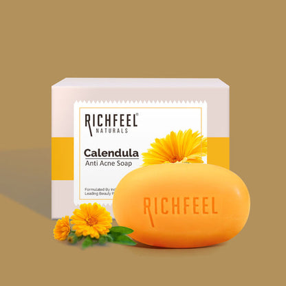 RICHFEEL CALENDULA ACNE SOAP 75 GRM