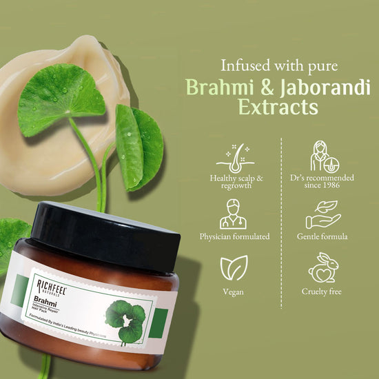 RICHFEEL BRAHMI INTENSIVE REPAIR HAIR PACK 100G