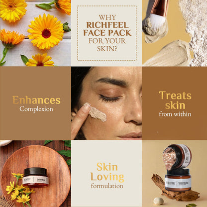 RICHFEEL FACE PACK ANTI ACNE 500 GRM