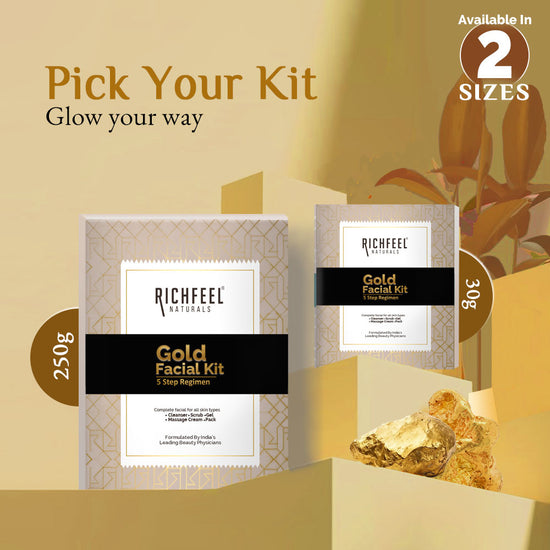 RICHFEEL GOLD FACIAL KIT COMBO 30G