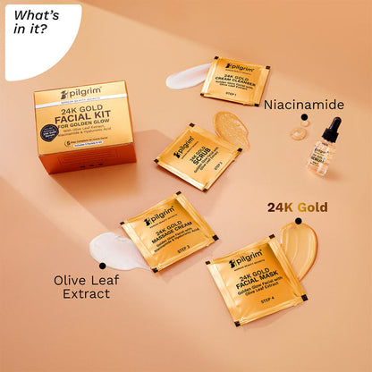 PILGRIM GOLD FACIAL KIT