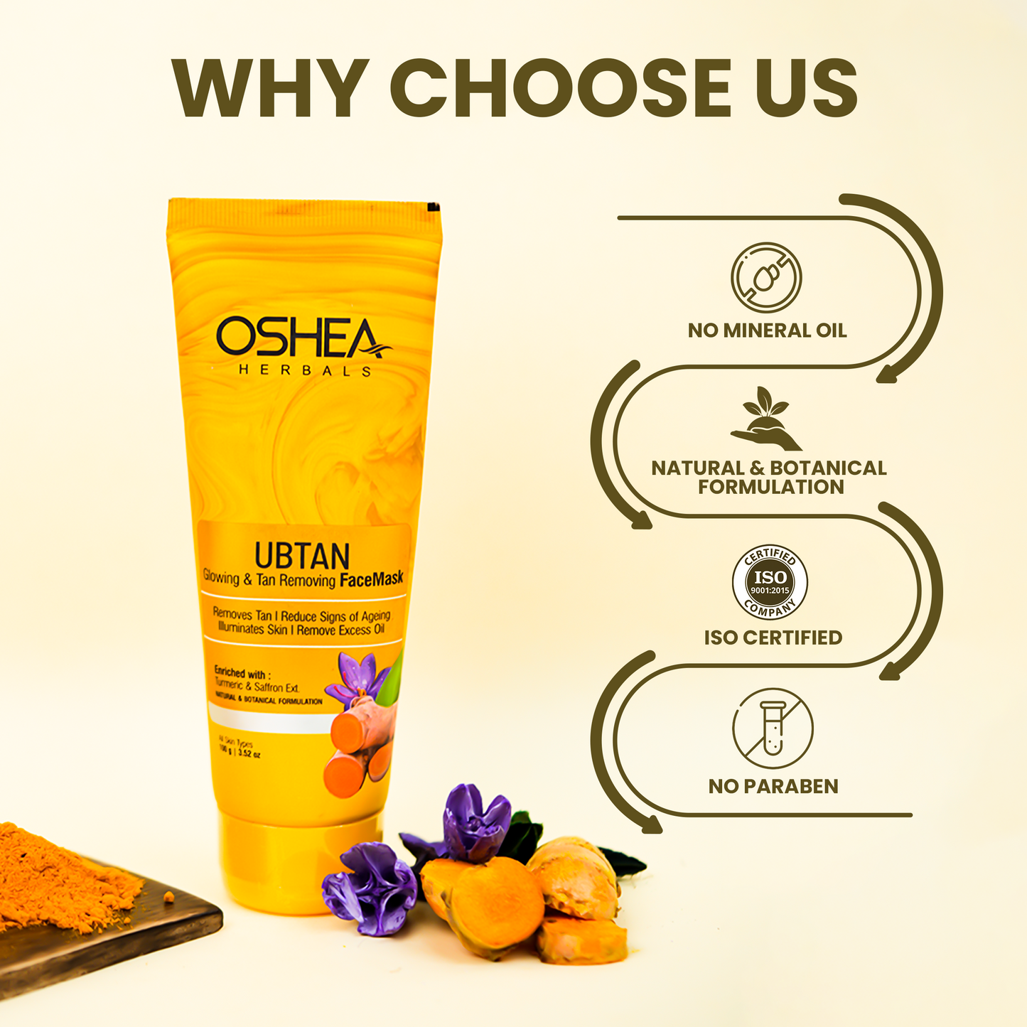 OSHEA MASK UBTAN 100G