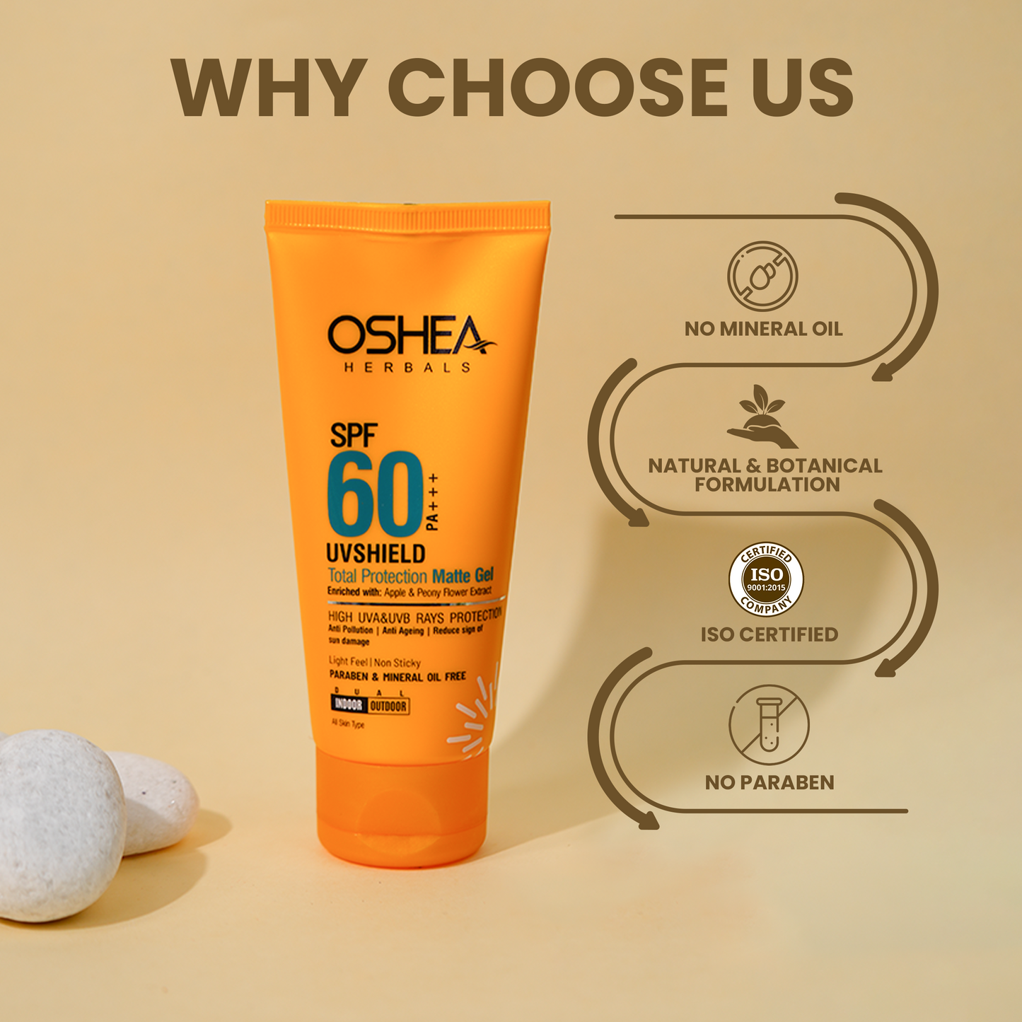 OSHEA UVSHIELD SPF 60 60G