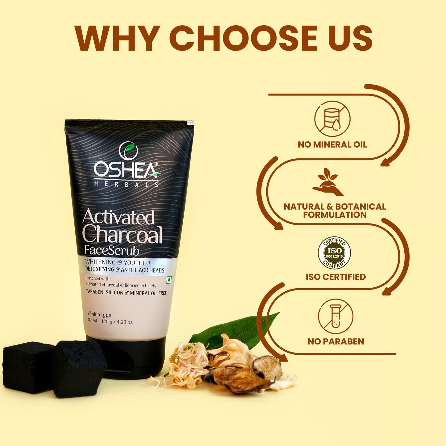 OSHEA SCRUB CHARCOAL