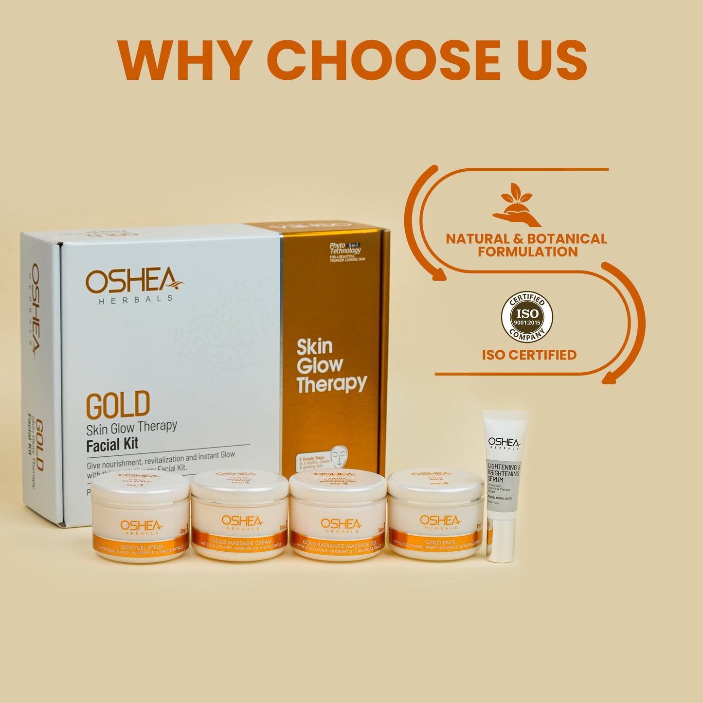 OSHEA FACIAL KIT GOLD