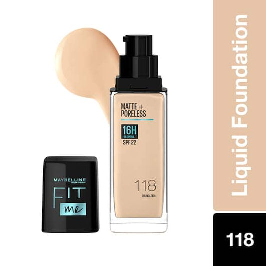 MAYBELLINE FOUNDATION FITME PUMP 118 30 ML