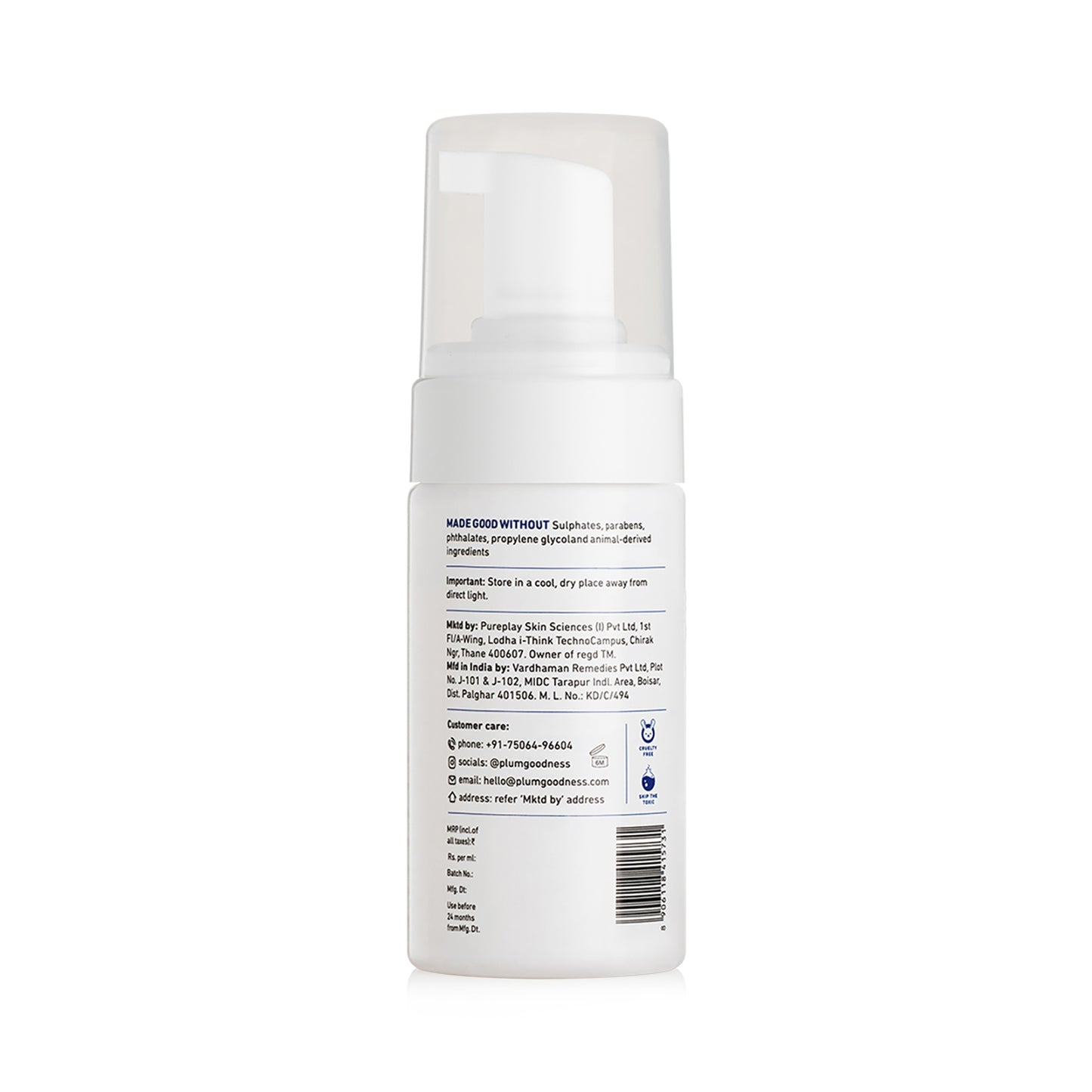 PLUM FW FOAMING SALICYLIC ACID 110ML