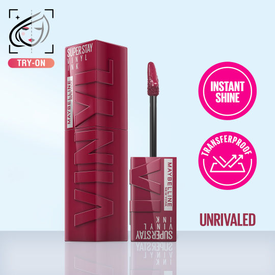 MAYBELLINE LIPSTICK LIQUID SUPER STAY VINYL INK 30 UNRIVALED