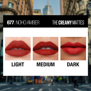 MAYBELLINE LIPSTICK COLOR SENSATIONAL 677 NOHO AMBER