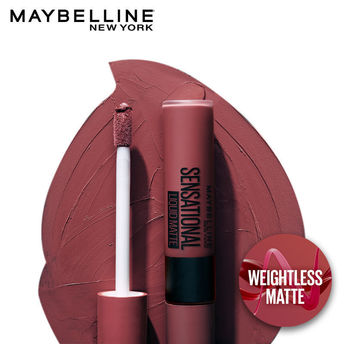 MAYBELLINE LIPSTICK LIQUID COLOR SENSATIONAL MATTE 21 NUDE NUANCE