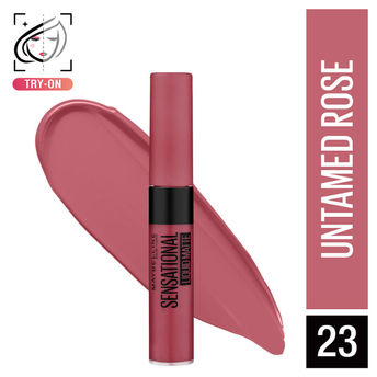 MAYBELLINE LIPSTICK LIQUID COLOR SENSATIONAL MATTE 23 UNTAMED ROSE