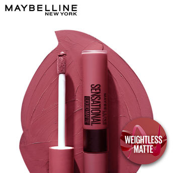 MAYBELLINE LIPSTICK LIQUID COLOR SENSATIONAL MATTE 23 UNTAMED ROSE