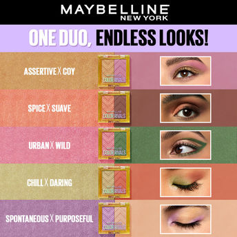 MAYBELLINE EYESHADOW COLOR RIVALS ASSERTIVE COY 3G