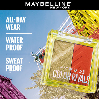 MAYBELLINE EYESHADOW COLOR RIVALS CHILL DARING 3G