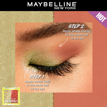 MAYBELLINE EYESHADOW COLOR RIVALS CHILL DARING 3G