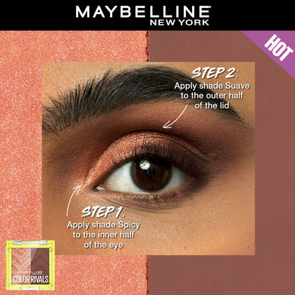 MAYBELLINE EYESHADOW COLOR RIVALS SPICY SAUVE 3G