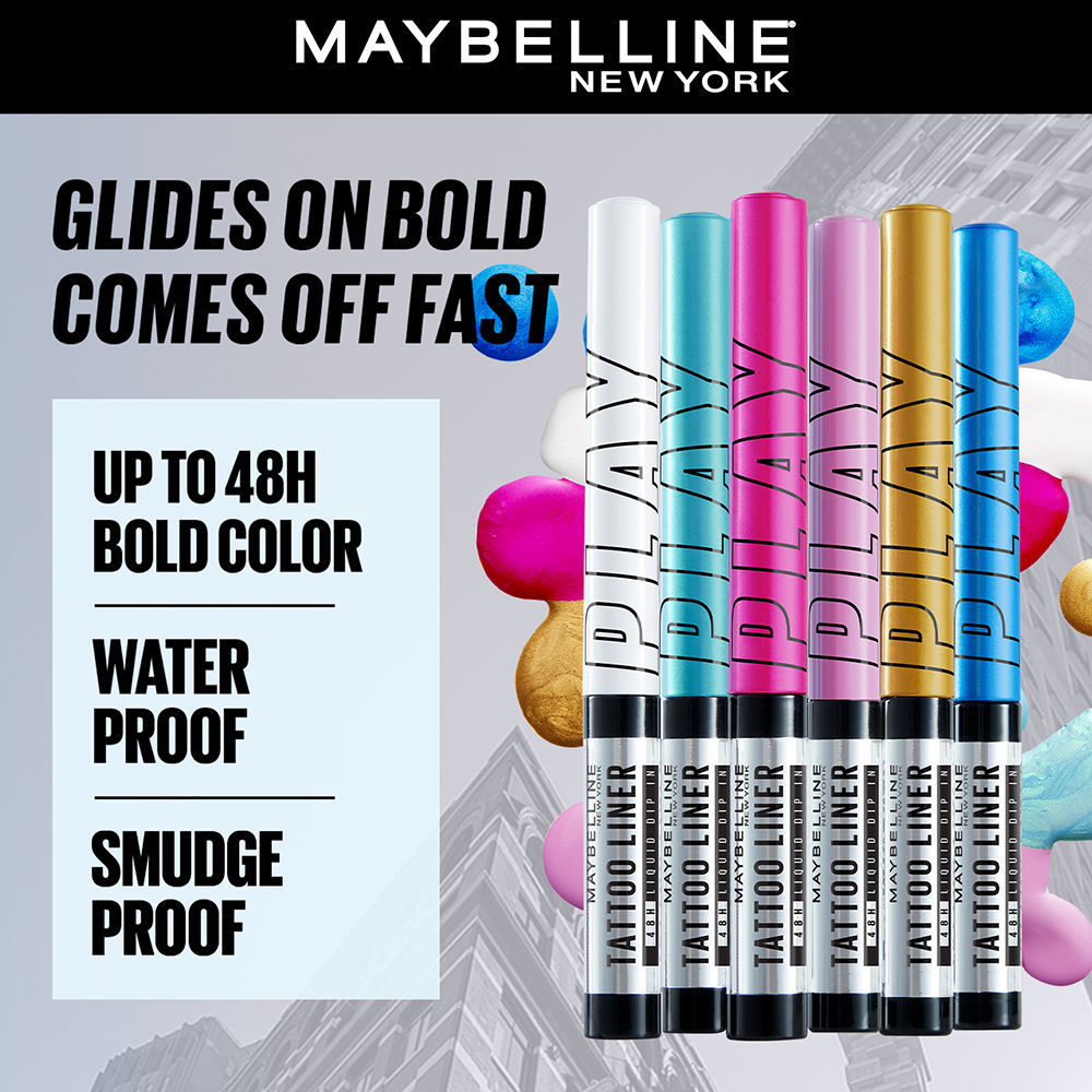 MAYBELLINE EYELINER LIQUID TATTO PLAY DEFEND 2.1ML