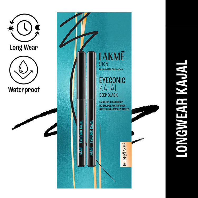 LAKME EYECONIC KAJAL 2IN1 DEEP BLACK