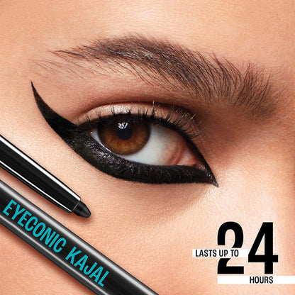 LAKME EYECONIC KAJAL 2IN1 DEEP BLACK