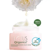 LOTUS ORGANICS PRECIOUS BRIGHTENING NIGHT CREAM 50GM